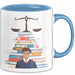 Jurastudent Tasse Geschenk Lustige Geschenkidee Spruch Für Juristische Köpfe Blau Trendation