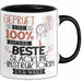 Beste Slackline-Instruktorin Der Welt Tasse Geschenk für Eine Slackline-Instruktorin Geprüft Und Sicher Geschenkidee Geburtstag Weihnachten Trendation