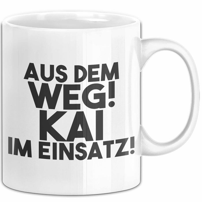 Kai Tasse Aus Dem Weg! Kai Im Einsatz! Geschenk