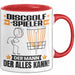 Discgolf-Spieler Tasse Geschenk für Discgolf-Spieler Der Mann Der Alles Kann Geschenkidee zum Geburtstag Rot Trendation