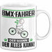 BMX-Fahrer Tasse Geschenk für BMX-Fahrer Der Mann Der Alles Kann Geschenkidee zum Geburtstag Weiß Trendation