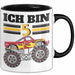 5. Geburtstag Geschenk Tasse Becher Jungs Trucks Geburtstagsgeschenk Ich Bin 5 Schwarz Trendation