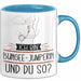 Bungee-Jumperin Tasse Geschenk Ich Bin Bungee-Jumperin Und Du So Geschenkidee Lustiger Spruch Becher Blau Trendation