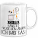 Geschenk für Haustier-Modedesignerin Tasse Lustige Geschenkidee Geburtstag Ich Bin Haustier-Modedesignerin Ich Darf Das Weiß Trendation