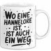 Hannelore Tasse Geschenk Wo Eine Hannelore Ist Ist Auch Ein Weg Geschenkidee Becher mit Name Weiß Trendation