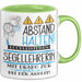 Segellehrerin Tasse Geschenk Lustig Abstand Halten Hochleistungs-Segellehrerin Mit Drang Zur Perfektion Bei Der Arbeit Grün Trendation