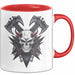 Metalhead Tasse Geschenkidee für Heavy Metal Fans Rot Trendation