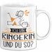 Ringerin Tasse Geschenk Ich Bin Ringerin Und Du So Geschenkidee Lustiger Spruch Becher Weiß Trendation