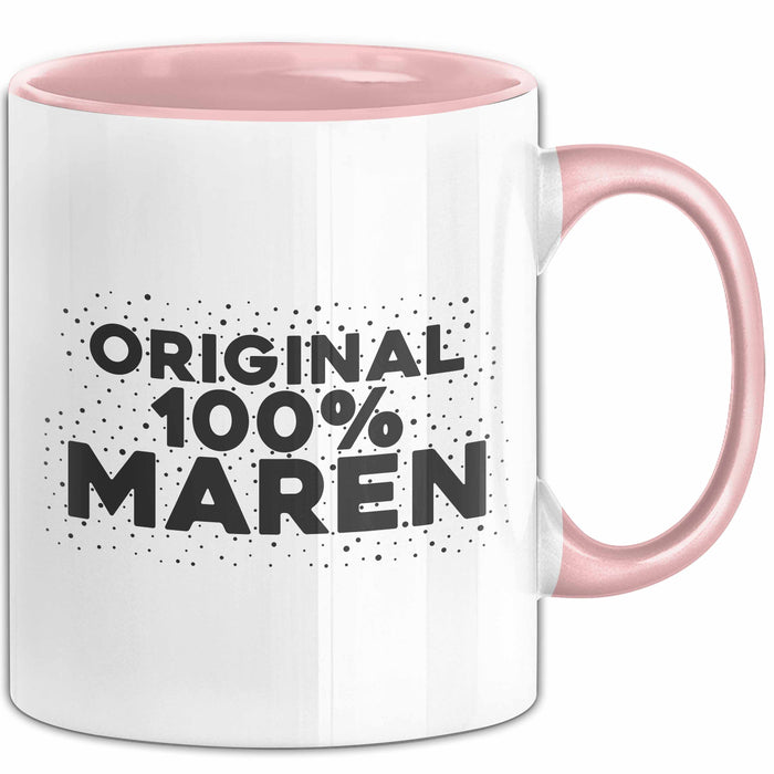 Maren Tasse Original 100% Maren Geschenk Rosa Trendation