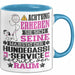 Hundegassi-Service Geschenk Tasse Lustiger Spruch Erheben Sie Sich Der Hundegassi-Service Betritt den Raum Blau Trendation