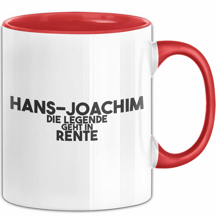 Hans-Joachim Tasse Hans-Joachim – Die Legende Geht In Rente Geschenk