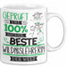 Beste Wildnislehrerin Der Welt Tasse Geschenk für Eine Wildnislehrerin Geprüft Und Sicher Geschenkidee Geburtstag Weihnachten Weiß Trendation