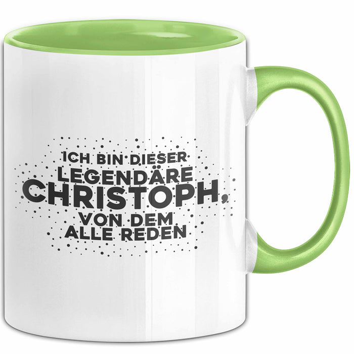 Christoph Tasse Ich Bin Dieser Legendaere Christoph, Von Dem Alle Reden