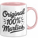 Marlies Tasse Geschenk Original 100% Marlies Geschenkidee Geburtstag Rosa Trendation