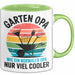 Garten Pflanzen Gärtner Tasse Geschenk Lustige Geschenkidee Spruch Garten Opa Wie Ein Normaler Opa Nur Viel Cooler Grün Trendation