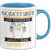 Rucksacktouristin Und Prinzessin Tasse Geschenk Für Eine Rucksacktouristin Geburtstag Was Ist Deine Superkraft Blau Trendation