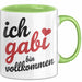 Gabi Tasse Geschenk Ich Bin Vollkommen Gabi Geschenkidee Geburtstag Grün Trendation
