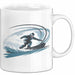 Snowboarder Tasse Geschenkidee Schneereiter Lustiger Spruch Geschenkidee Lustig Weiß Trendation