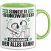 Singer-Songwriter Tasse Geschenk für Singer-Songwriter Der Mann Der Alles Kann Geschenkidee zum Geburtstag Grün Trendation