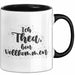 Thea Tasse Ich Thea, Bin Vollkommen Geschenk Schwarz Trendation