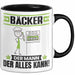 Bäcker Tasse Geschenk für Bäcker Der Mann Der Alles Kann Geschenkidee zum Geburtstag Schwarz Trendation