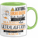 Ultraläuferin Tasse Geschenk Lustiger Spruch Bitte Erheben Sie Sich Seine Majestät Die Ultraläuferin Betritt Den Raum Grün Trendation