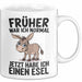 Esel Tier Tasse Geschenk Lustige Geschenkidee Spruch Früher War Ich Normal Jetzt Habe Ich Einen Esel Weiß Trendation