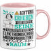 ElektronischerMusikproduzent Geschenk Tasse Lustiger Spruch Erheben Sie Sich Der ElektronischerMusikproduzent Betritt den Raum Rosa Trendation
