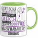Musikmanagerin Geschenk Becher Tasse Gott Schuf Alle Menschen Gleich Nur Die Besten Durfeten Musikmanagerin Werden Geschenkidee Lustig Grün Trendation