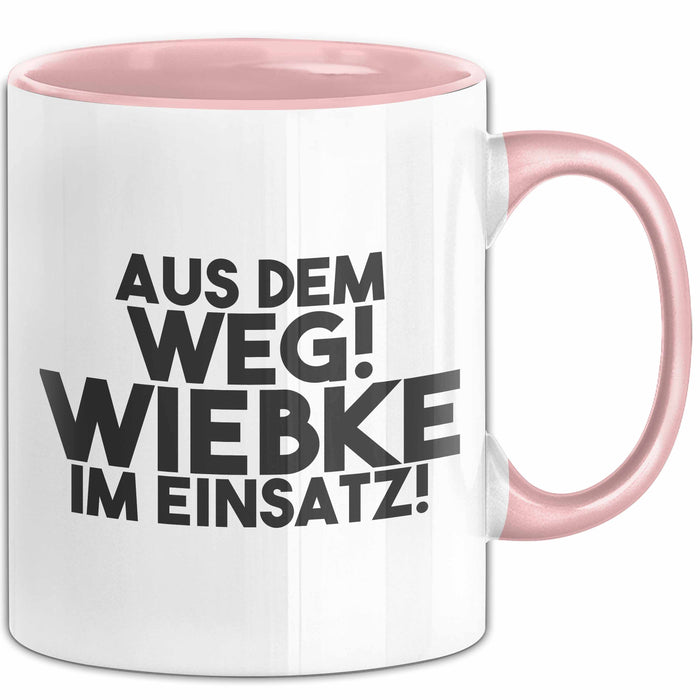 Wiebke Tasse Aus Dem Weg! Wiebke Im Einsatz! Geschenk