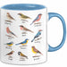 Garten Vögel Tasse Geschenk Lustige Geschenkidee Spruch Blau Trendation