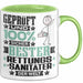 Rettungssanitäter Geschenk Lustiger Spruch für Rettungssanitäter Geschenkidee Bester Rettungssanitäter Der Welt Grün Trendation
