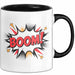 Comic Fan Tasse Boom Geschenkidee Nerds mit lustigem Spruch Trendation