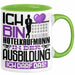 Hotelkaufmann Ausbildung Tasse Geschenk Ich Bin Hotelkaufmann In Der Ausbildung Ich Darf Das Geschenkidee Spruch Grün Trendation