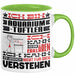 Aquarium-Tüftler Geschenk Kaffee-Tasse Geschenkidee für Aquarium-Tüftler Ich Bin Aquarium-Tüftler Ich Kann Es Dir Erklären Jedoch Nicht Für Dich Verstehen Spruch Lustig Grün Trendation