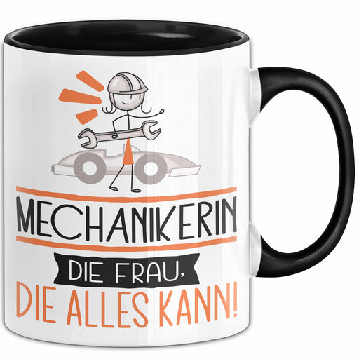 Mechanikerin Geschenk Tasse Becher Die Frau Die Allen Kann Geschenkidee für eine Mechanikerin Lustig Trendation