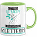 Kletterin Tasse Geschenk Becher Stark Attraktiv Furchtlos Kletterin Lustige Geschenkidee Grün Trendation