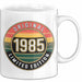 40 Geburtstag Party Tasse Geschenk Lustige Geschenkidee Spruch Original 1985 Limitierte Edition Weiß Trendation