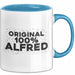 Alfred Tasse Original 100% Alfred Geschenk Blau Trendation