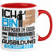 Kaufmann im Groß- und Außenhandel Ausbildung Tasse Geschenk Ich Bin Kaufmann im Groß- und Außenhandel In Der Ausbildung Ich Darf Das Geschenkidee Spruch Rot Trendation