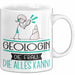 Geologin Geschenk Tasse Becher Die Frau Die Allen Kann Geschenkidee für eine Geologin Lustig Weiß Trendation