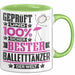 Balletttänzer Geschenk Lustiger Spruch für Balletttänzer Geschenkidee Bester Balletttänzer Der Welt Grün Trendation