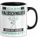 Halbschwäger Tasse Geschenk für Halbschwäger Geburtstag Lustiger Spruch Kaffee-Becher Was Ist Deine Superkraft Schwarz Trendation