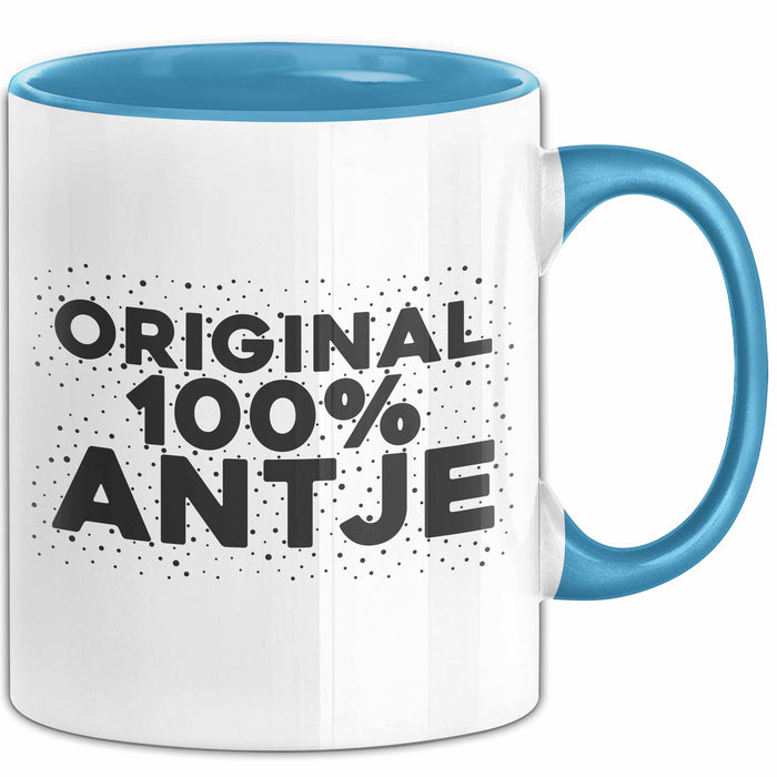Antje Tasse Original 100% Antje Geschenk Blau Trendation