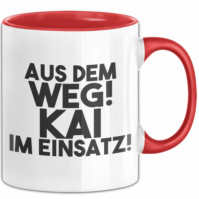 Kai Tasse Aus Dem Weg! Kai Im Einsatz! Geschenk