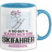 Skifahrer Geschenk Tasse So Gut Kann Nur Ein Skifahrer Aussehen Geschenkidee Kaffee-Becher Blau Trendation