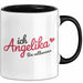 Angelika Tasse Geschenk Ich Bin Vollkommen Angelika Geschenkidee Geburtstag Schwarz Trendation
