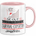 Survival-Expertin Geschenk Tasse So Gut Kann Nur Eine Survival-Expertin Aussehen Geschenkidee Geburtstag Weihnachten Lustig Rosa Trendation