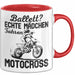 Motocross Tasse Geschenk Mädchen Frauen Balett Echte Mädchen Fahren Motocross Becher Rot Trendation