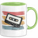 Retro Vintage Kassette Tasse Geschenk Lustige Geschenkidee Spruch Grün Trendation